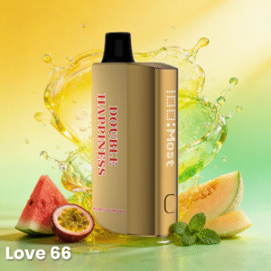 Hot selling product double happiness vape 9kpuffs  love 66